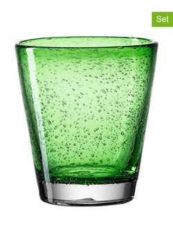 LEONARDO Szklanki (2 szt.) &quot;Burano&quot; w kolorze zielonym - 330 ml ze sklepu Limango Polska w kategorii Szklanki - zdjęcie 179226210