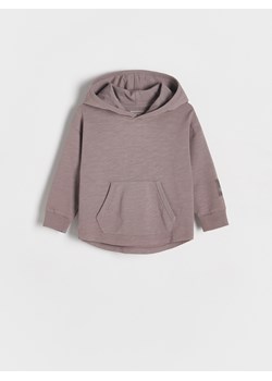 Reserved - Longsleeve oversize z kapturem - ciemnofioletowy - id: ZK653-49X - marki Reserved - 179227990 Reserved - Longsleeve oversize z kapturem - ciemnofioletowy ze sklepu Reserved w kategorii Bluzy chłopięce - zdjęcie 179227990