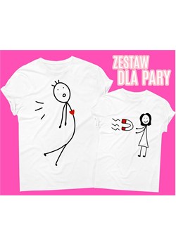 koszulki dla pary, koszulki dla zakochanych ze sklepu Time For Fashion w kategorii Bluzki damskie - zdjęcie 179230050