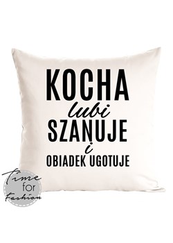 Poduszka"KOCHA LUBI SZANUJE.." ze sklepu Time For Fashion w kategorii Poduszki dekoracyjne - zdjęcie 179230121