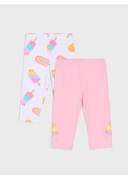 Sinsay - Legginsy 2 pack - wielobarwny ze sklepu Sinsay w kategorii Spodnie dziewczęce - zdjęcie 179231633