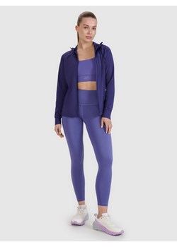 Damska bluza treningowa rozpinana z kapturem 4F 4FRSS25TFSWF467 - granatowa ze sklepu Sportstylestory.com w kategorii Bluzy damskie - zdjęcie 179231893