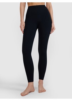 Damskie legginsy do jogi bezszwowe 4F 4FWSS25TFTIF347 - czarne ze sklepu Sportstylestory.com w kategorii Spodnie damskie - zdjęcie 179232052