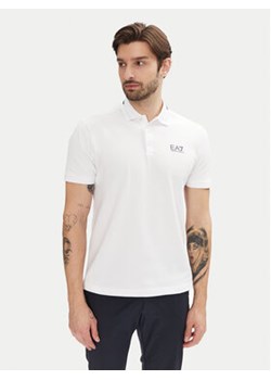 EA7 Emporio Armani Polo 7M000184 AF13511 U0002 Biały Slim Fit ze sklepu MODIVO w kategorii T-shirty męskie - zdjęcie 179234042