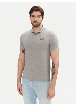 EA7 Emporio Armani Polo 8NPF14 PJVQZ 3905 Szary Regular Fit ze sklepu MODIVO w kategorii T-shirty męskie - zdjęcie 179235004