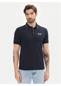 EA7 Emporio Armani Polo 8NPF16 PJVUZ 1562 Granatowy Slim Fit ze sklepu MODIVO w kategorii T-shirty męskie - zdjęcie 179235431