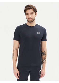 EA7 Emporio Armani T-Shirt 8NPT26 PJVQZ 1562 Granatowy Regular Fit ze sklepu MODIVO w kategorii T-shirty męskie - zdjęcie 179235462