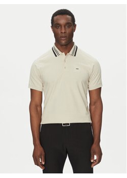 BOSS Polo 50538176 Beżowy Regular Fit ze sklepu MODIVO w kategorii T-shirty męskie - zdjęcie 179235924