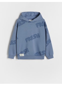 Reserved - Bluza oversize z kapturem - turkusowy ze sklepu Reserved w kategorii Bluzy chłopięce - zdjęcie 179236360