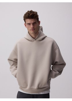 Reserved - Gładka bluza z kapturem - beżowy ze sklepu Reserved w kategorii Bluzy męskie - zdjęcie 179236470