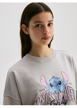 Reserved - Bluza Lilo i Stitch - jasnoszary ze sklepu Reserved w kategorii Bluzy dziewczęce - zdjęcie 179236484