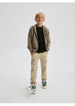 Reserved - Bluza z kapturem - beżowy ze sklepu Reserved w kategorii Bluzy chłopięce - zdjęcie 179237510
