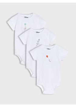 Sinsay - Body 3 pack Disney - biały ze sklepu Sinsay w kategorii Body niemowlęce - zdjęcie 179240191