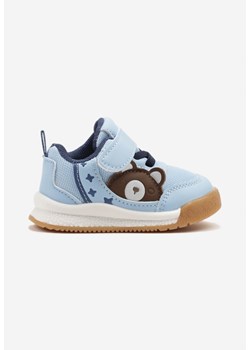Niebieskie Buty Sportowe Sneakersy z Misiem Sonilia ze sklepu born2be.pl w kategorii Buty sportowe dziecięce - zdjęcie 179240492