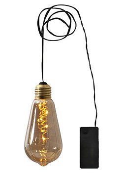 Best Season Dekoracyjna zawieszka LED "Glow" w kolorze pomarańczowym - wys. 13 x Ø 6 cm ze sklepu Limango Polska w kategorii Oświetlenie led - zdjęcie 179244694