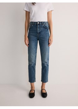 Reserved - Jeansy slim fit - niebieski ze sklepu Reserved w kategorii Jeansy damskie - zdjęcie 179245611