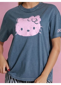 Sinsay - Koszulka z nadrukiem Hello Kitty - granatowy ze sklepu Sinsay w kategorii Bluzki damskie - zdjęcie 179248472