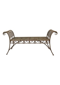 Clayre &amp; Eef Ławka w kolorze brązowym - 142 x 66 x 41 cm ze sklepu Limango Polska w kategorii Ławki ogrodowe - zdjęcie 179249172