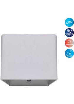 näve Akumulatorowa lampa ścienna LED w kolorze białym - 10 x 8 x 10 cm ze sklepu Limango Polska w kategorii Oświetlenie - zdjęcie 179249260