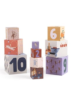 Sebra Wieża &quot;Toes &amp; Builders&quot; z kostek - 12 m+ ze sklepu Limango Polska w kategorii Zabawki - zdjęcie 179249290