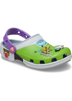 Crocs Chodaki &quot;Toy Story Buzz Classic&quot; w kolorze szaro-fioletowo-zielonym ze sklepu Limango Polska w kategorii Klapki dziecięce - zdjęcie 179250013