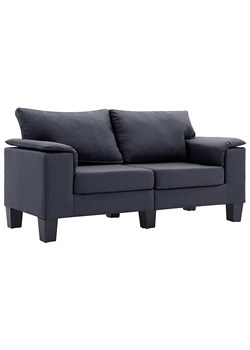 Dwuosobowa ciemnoszara sofa - Ezof 2Q ze sklepu Edinos.pl w kategorii Sofy i kanapy - zdjęcie 179251510