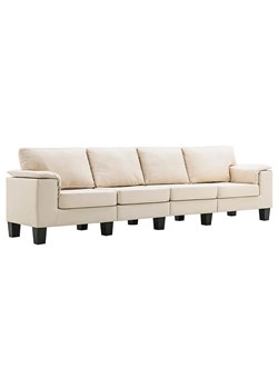 4-osobowa sofa kremowa z podłokietnikami - Ezof 4Q ze sklepu Edinos.pl w kategorii Sofy i kanapy - zdjęcie 179251600