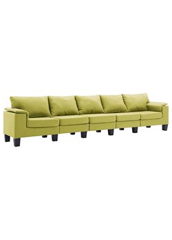 Pięcioosobowa ekskluzywna zielona sofa - Ezof 5Q ze sklepu Edinos.pl w kategorii Sofy i kanapy - zdjęcie 179251650