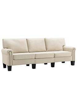 Luksusowa trzyosobowa kremowa sofa - Dionas 3X ze sklepu Edinos.pl w kategorii Sofy i kanapy - zdjęcie 179253161