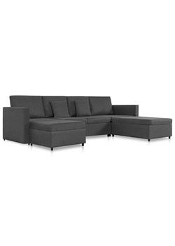 4-osobowa rozkładana ciemnoszara sofa - Umika 4X ze sklepu Edinos.pl w kategorii Paski męskie - zdjęcie 179253463