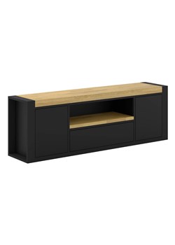 Komoda RTV z drewna dębowego - Lutoni 8X ze sklepu Edinos.pl w kategorii Komody - zdjęcie 179254404