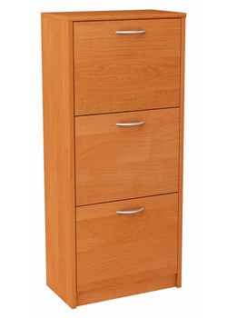 Nowoczesna szafka na buty olcha - Makla 4X ze sklepu Edinos.pl w kategorii Zestawy mebli do przedpokoju - zdjęcie 179254522