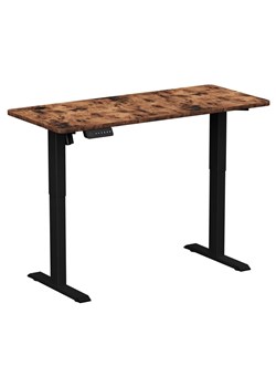 Loftowe regulowane biurko elektryczne z bankiem pamięci 140x60 cm - Klever 3X ze sklepu Edinos.pl w kategorii Biurka i sekretarzyki - zdjęcie 179256101