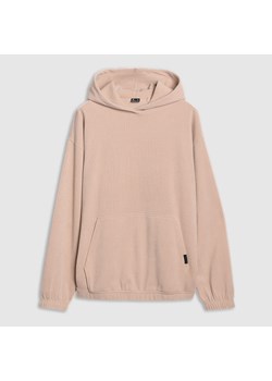 Męska bluza dresowa nierozpinana bez kaptura 4F 4FRSS25TSWSM2181 - beżowa ze sklepu Sportstylestory.com w kategorii Bluzy męskie - zdjęcie 179257050