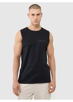 Męski top oversize 4F 4FWSS25TSLEM128 - czarny ze sklepu Sportstylestory.com w kategorii T-shirty męskie - zdjęcie 179257551