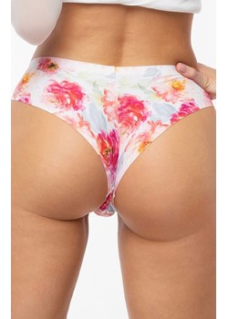 Julimex figi damskie brazyliany Peony Simple Brasil, Kolor biały-kwiaty, Rozmiar L, Julimex ze sklepu Primodo w kategorii Majtki damskie - zdjęcie 179258154