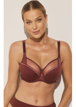 Biustonosz półusztywniany semi-soft brązowy Sophie BC-676, Kolor brązowy, Rozmiar 100B, Kinga ze sklepu Primodo w kategorii Biustonosze - zdjęcie 179258183
