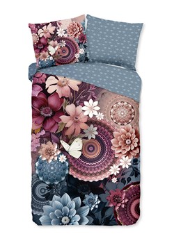 Hip Komplet pościeli satynowej "Asher" w kolorze fioletowo-niebieskim ze sklepu Limango Polska w kategorii Pościele - zdjęcie 179258282