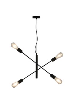 Czarna lampa wisząca z ruchomymi ramionami - EX83-Luca ze sklepu Edinos.pl w kategorii Lampy wiszące - zdjęcie 179258952