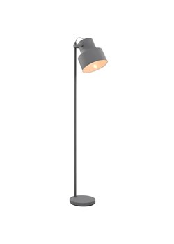 Szara lampa podłogowa z włącznikiem - EX137-Ilos ze sklepu Edinos.pl w kategorii Lampy podłogowe - zdjęcie 179259104
