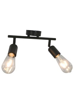 Czarna loftowa lampa listwa sufitowa - EX813-Deviso ze sklepu Edinos.pl w kategorii Lampy sufitowe - zdjęcie 179259142