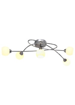 Nowoczesna lampa sufitowa z ceramicznymi kloszami - EX204-Hamza ze sklepu Edinos.pl w kategorii Lampy sufitowe - zdjęcie 179259242