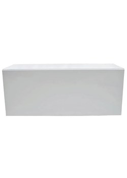 Biała minimalistyczna szafka wisząca RTV 100 cm - Vicky 2X ze sklepu Edinos.pl w kategorii Szafki RTV - zdjęcie 179260360