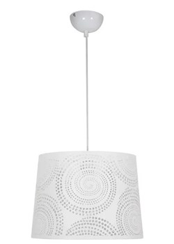 Abażurowa lampa wisząca ze wzorem w kropki - V052-Palmier ze sklepu Edinos.pl w kategorii Lampy wiszące - zdjęcie 179261181
