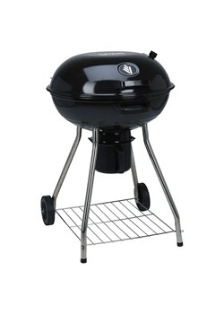 Okrągły grill ogrodowy z pokrywą - Calmis ze sklepu Edinos.pl w kategorii Ogród i taras - zdjęcie 179261462