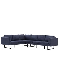 Przestronna sofa narożna Selwa 2X - szara ze sklepu Edinos.pl w kategorii Narożniki - zdjęcie 179263744