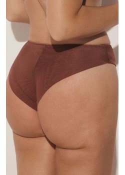 Figi brazylijskie brązowe Comfort B-861/2, Kolor brązowy, Rozmiar L, Kinga ze sklepu Intymna w kategorii Majtki damskie - zdjęcie 179264502