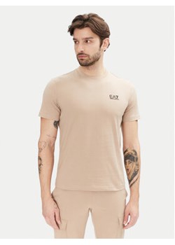 EA7 Emporio Armani T-Shirt 8NPT25 PJVPZ U6155 Beżowy Regular Fit ze sklepu MODIVO w kategorii T-shirty męskie - zdjęcie 179265233