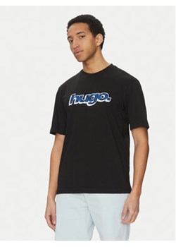 HUGO T-Shirt Nugibol 50542932 Czarny Regular Fit ze sklepu MODIVO w kategorii T-shirty męskie - zdjęcie 179265474