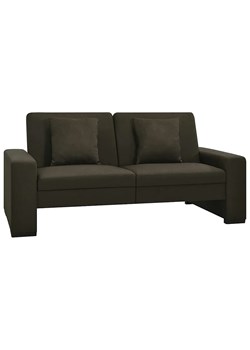 Luksusowa rozkładana ciemnobrązowa sofa - Mellia ze sklepu Edinos.pl w kategorii Sofy i kanapy - zdjęcie 179277200